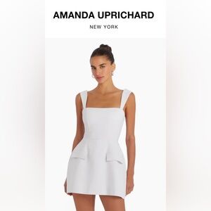Bethany Skort Romper Dress - Amanda Uprichard - Ivory